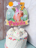Personalized Capybara Cake Topper - 3D Cute Capybara Birthday Party Decor - Fast Shipping (Ships Next Day)